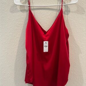 Express Elegant Red Women's Top